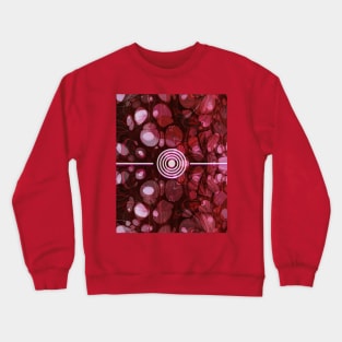 Abstract Marbling Pattern Crewneck Sweatshirt